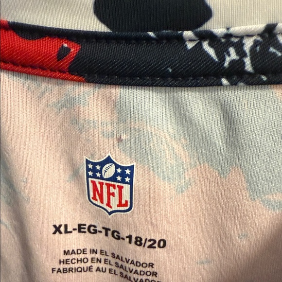 NFL Patriots Men's Jersey - Red, White, and Blue - Picture 2 of 6